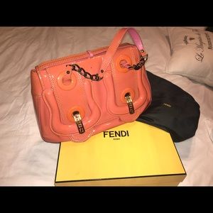 Fendi Mercari Vintage Authentic Coral Shoulder Bag